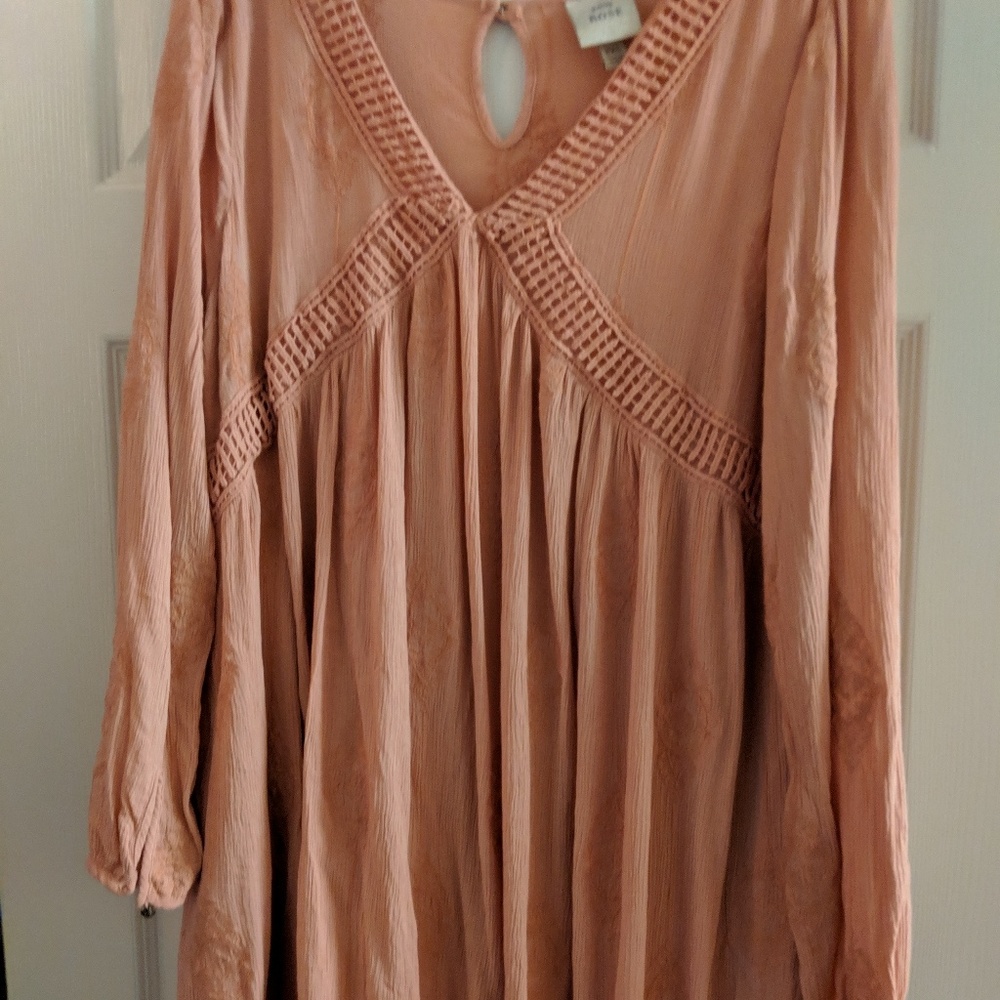 Coral Mini Summer Dress